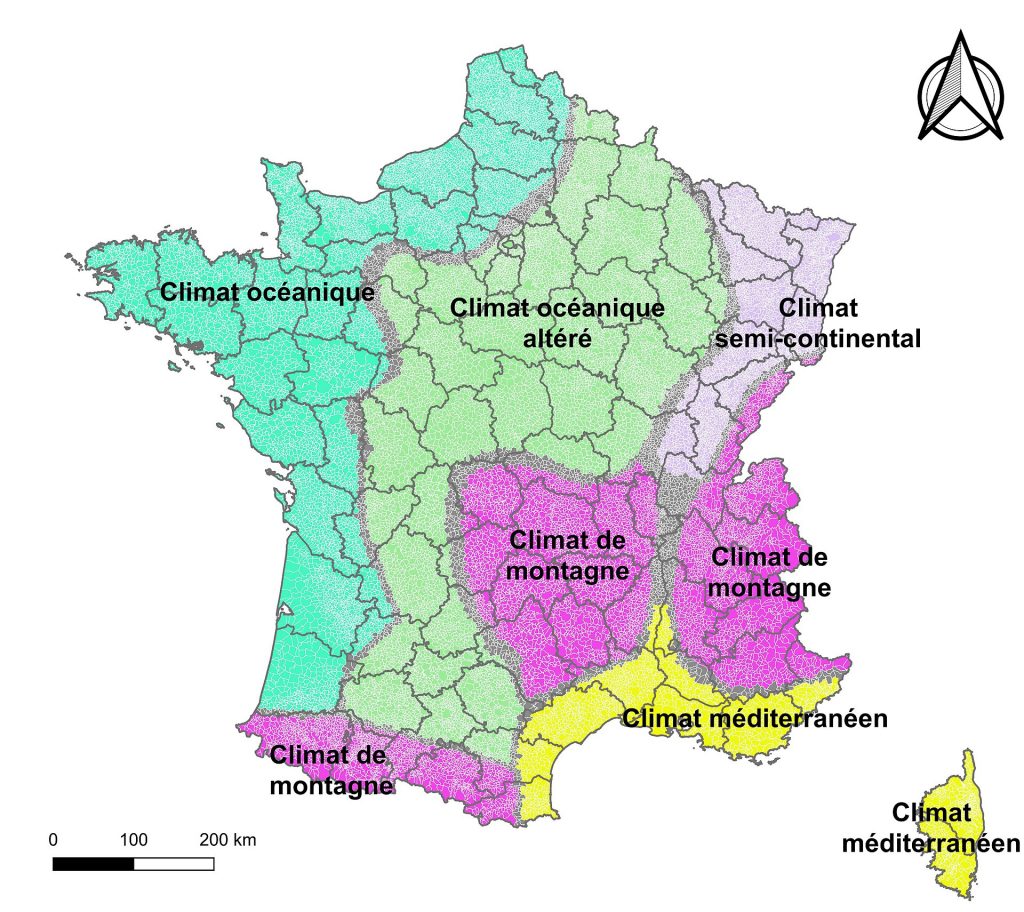 climats en France